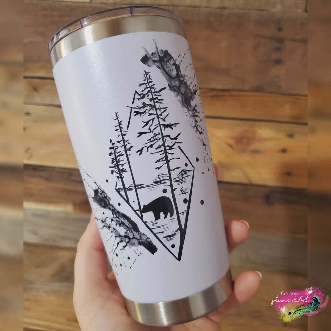 Tasse de transport ours noir