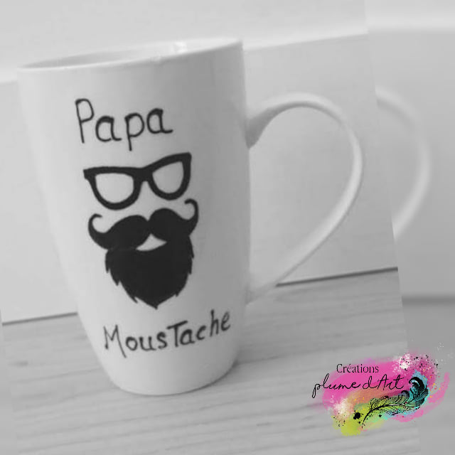 Tasse régulière papa moustache