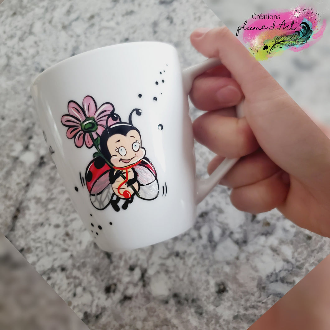 Tasse régulière coccinelle